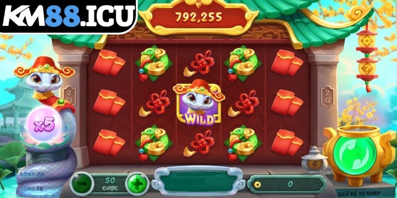 Linh Châu Ất Tỵ KM88 - Siêu Phẩm Nổ Hũ Linh Xà Cực Cuốn 2 Vòng quay Linh Khí – Spirit Wheel