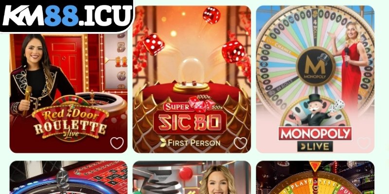 Khám phá game Live Casino Lucky Texas Tron KM88