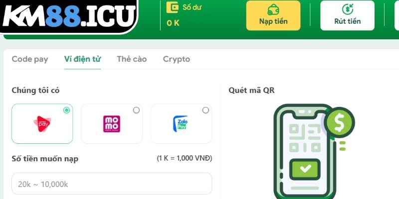 Quy trình nạp tiền cho tân thủ một cách toàn diện